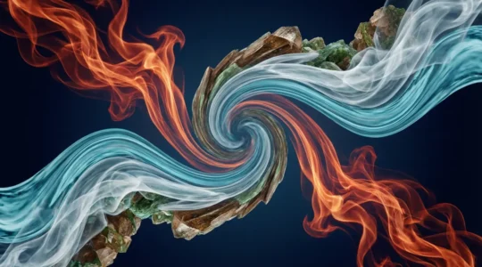 A symbolic representation of astrological elements in relationships