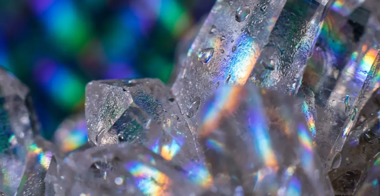Extreme close-up of ethereal energy patterns