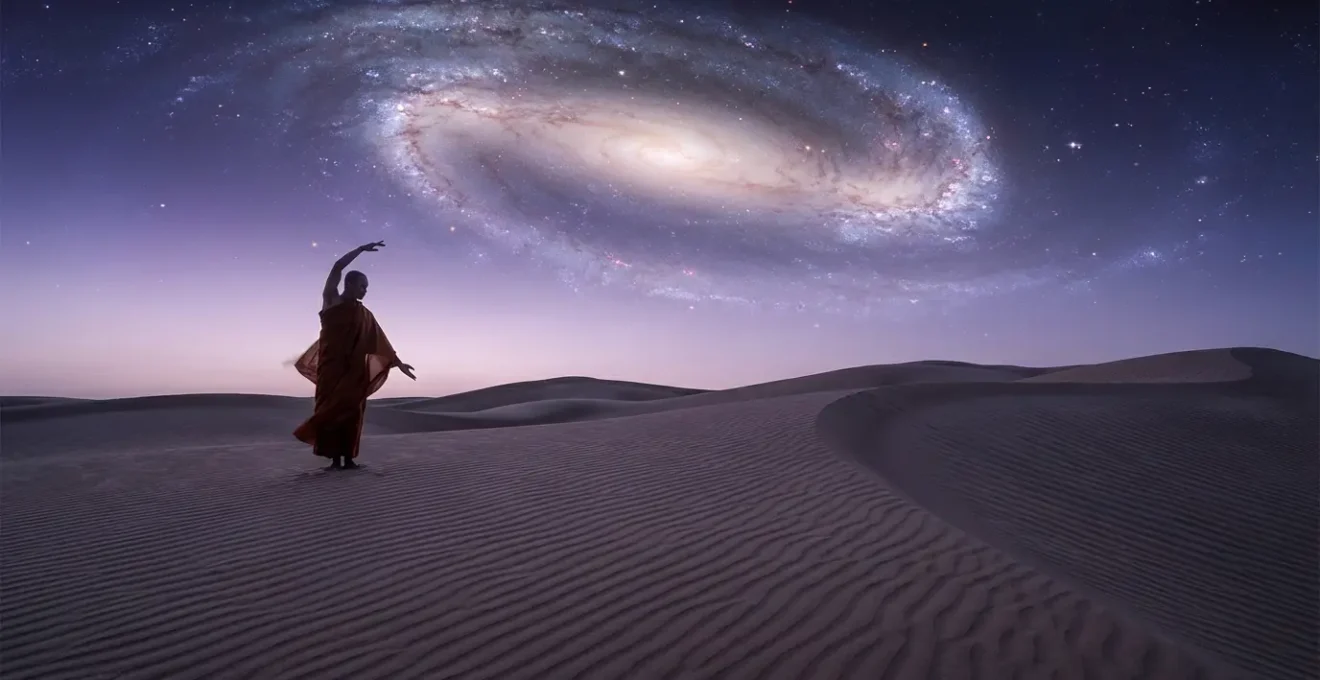 Visual representation of Neoplatonic emanation showing the connection between cosmic and terrestrial planes