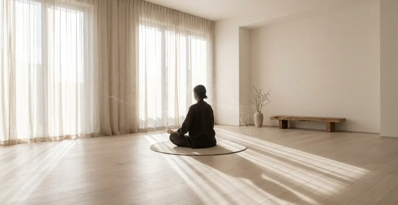 Abstract representation of neural pathways glowing with ethereal light suggesting heightened consciousness